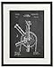 IDIOPIX Bicycle Bike Patent Art Prints No.1 Home Decor Wall Art Set of 6 UNFRAMED