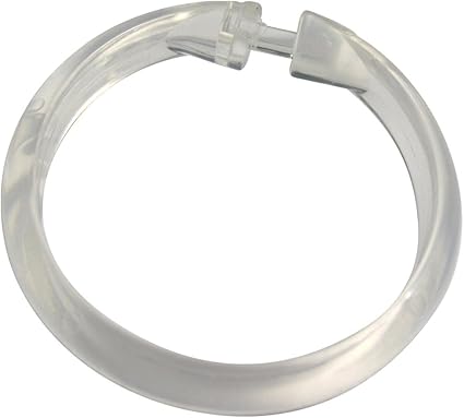 Amazon Com Zenna Home H99k Plastic Shower Curtain Rings Clear