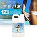Belloccio Simple Tan Half Gallon Bottle of Professional Salon Sunless Tanning Solution with 12% DHA and Dark Bronzer Color Guide
