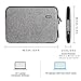 Inateck 15-15.6 Inch Laptop Sleeve and Tablet Bag - Gray