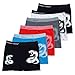 Crazy Cool Men's Vipor Snakes Seamless Boxer Briefs Underwear 6-Pcs, One Size