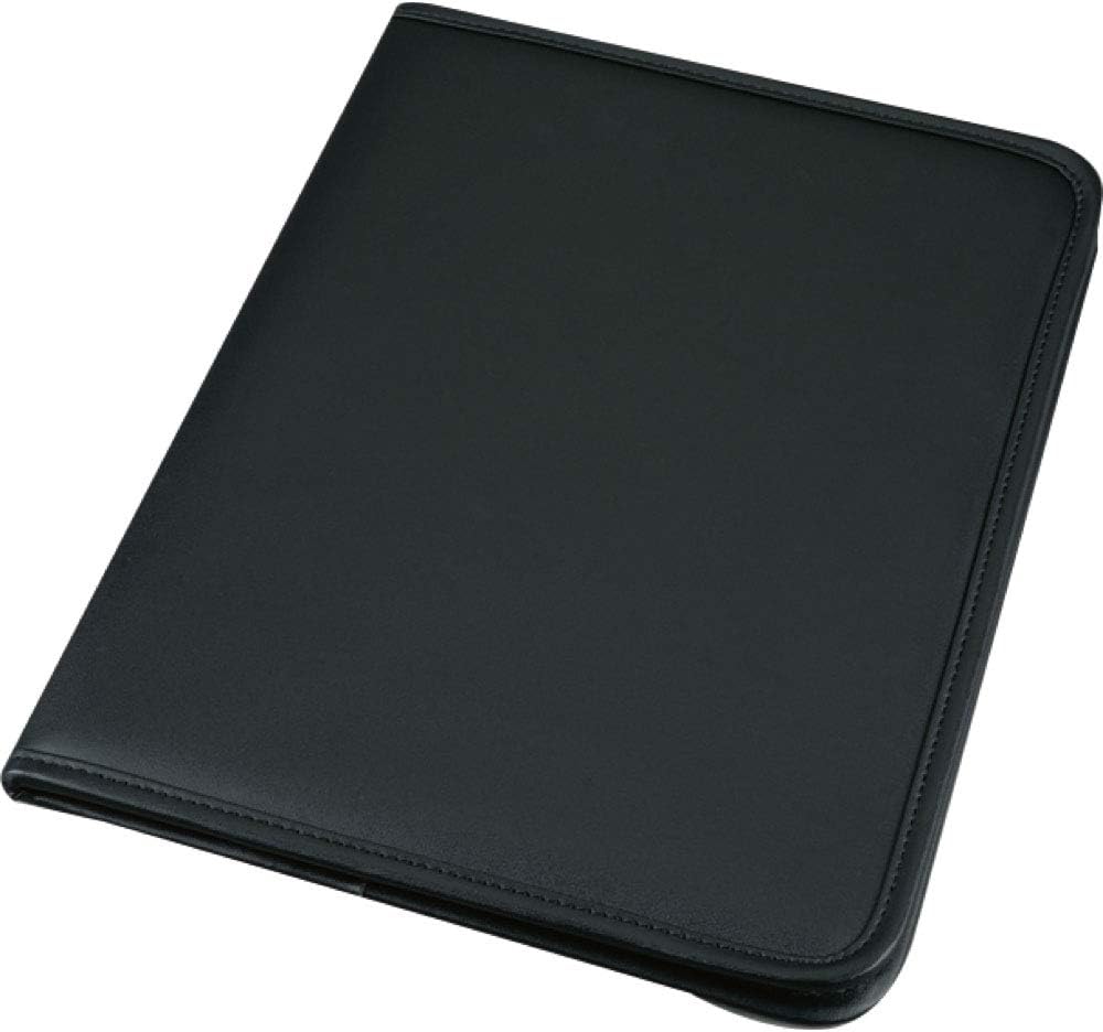 Alassio Savona 30099 Writing Case in DIN A4 Format Business Folder Made of Finetouch Imitation Leather Document Folder in Black