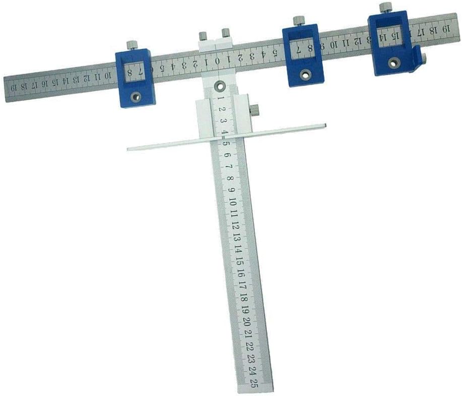 Galapagoz Punch Locator Drill Guide Sleeve Cabinet Dowelling Gauging Alloy Jig Drawer Pull Wood Doweling Wood Tool Woodworking US