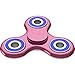 The Anti-Anxiety 360 Spinner Helps Focusing Fidget Toy [3D Figit] Tri-Spinner EDC Focus Toy for Kids & Adults - Best Stress Reducer Relieves ADHD Anxiety Boredom Metal Bearing (Pink)