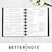 BetterNote Cleaning Plan Refill for Discbound Notebook, Daily and Weekly Lists, 6 Month Supply, Fits Happy Planner, Levenger Circa, Staples Arc, TUL (9-Disc, 7