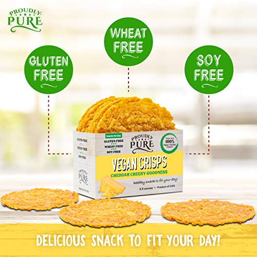 Proudly Pure Parmesan Cheese Crisps Keto Snacks Zero Carb Crunchy