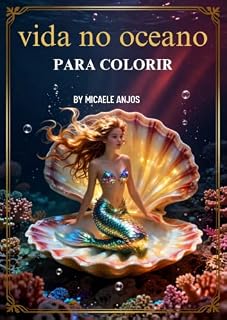 Livro VIDA NO OCEANO: PARA COLORIR