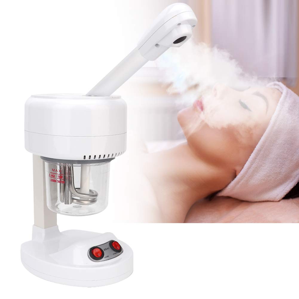 Facial Steamer, Hot Mist Face Steamer Hydrating Moisturizing Spray Machine Portable Beauty Salon Spa Humidifier Skin Cleaning Humidifier Sprayer for Women Face Spa Deep Cleaning(UK)