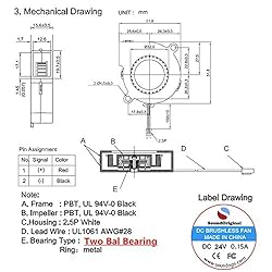 SoundOriginal 24V DC Brushless Blower Cooling Fan