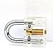 Polysun 5 Pieces Padlock Set Opener Lock Tools Set Training Tools Transparent Cutaway Practice for Beginner