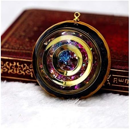 Pydd Orgoniteエネルギーレイキストーンネックレスペンダント幸運運び手のヘルプ愛の感情が