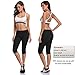 Bolkopess Women's Slimming Neoprene Sauna Pants for Weight Loss, Hot Sweat Waist Trainer Thermo Workout Capris Leggings Fat Burning Shorts Body Shaper