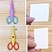 Pack of 12 Mixed Asscorted Color Paper Creative Craft Decorative Wave Lace Edge Edging Scissors 5IN