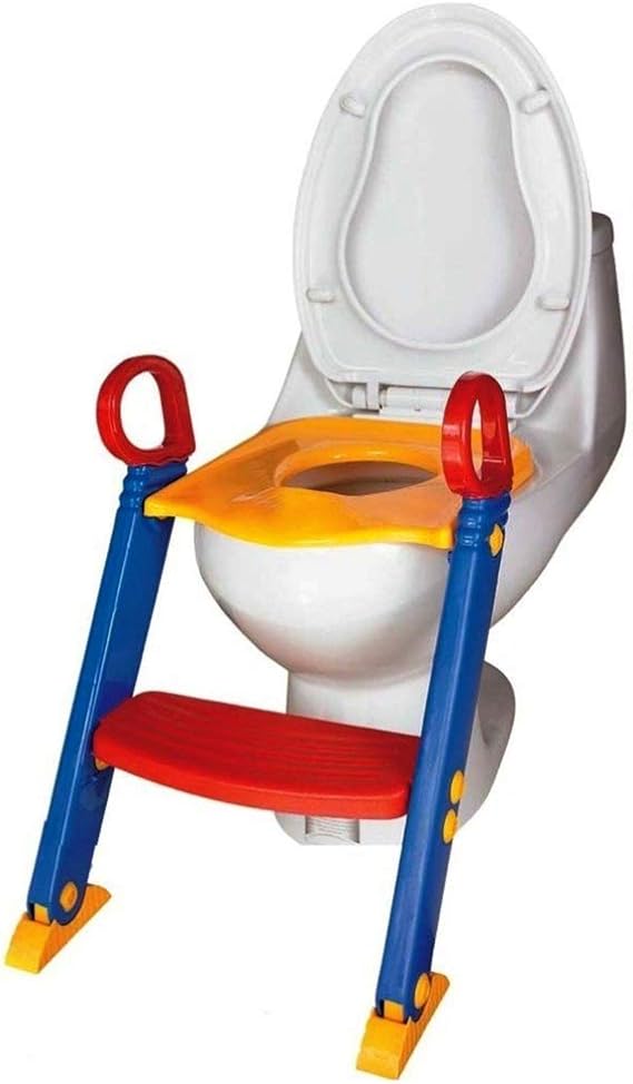 AMEEDARSHAN Potty Toilet Seat with Step Stool Ladder, Trainer for Kids