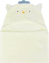 Bebamour Baby Hooded Towel 25x25 White Chicken 0-6 Years view 2
