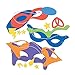 Superhero Masks Craft Kits (Makes 12) Self-Adhesive Foam Each 8 1/2