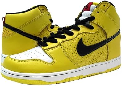 nike dunks yellow and black