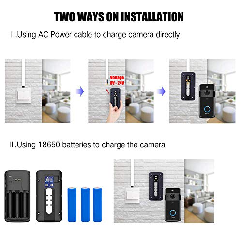 5 Doorbell+Wireless+Waterproof+Security+Real+Time