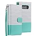 Note 8 Case, Pasonomi Note 8 Wallet Case with Detachable SlimCase - [Folio Style] PU leather wallet case with ID&Card Holder Slot Wrist Strap for Samsung Galaxy Note 8 (Stripe Mint)