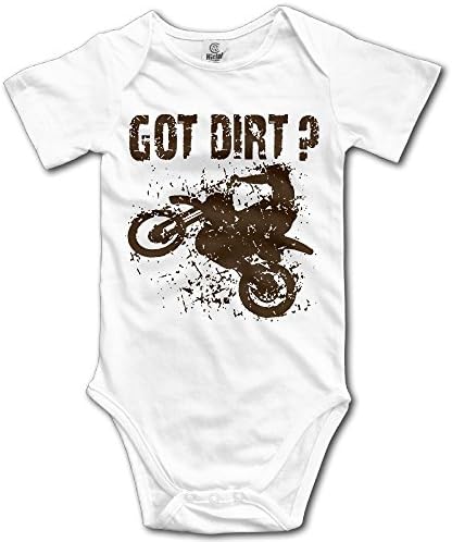Newborn Baby Got Dirt Bike Motorcross Racing Short-Sleeveless One-Piece Tank Shortie Romper