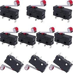 Taiss 10pcs Momentary Micro Limit Switch with