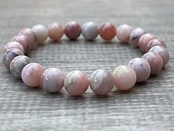Pink Opal Crystal Bead Bracelet 8mm, Wholesale
