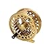 Croch Fly Fishing Reel with CNC-machined Aluminum Alloy Body 3/4 Gold