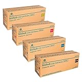 Konica Minolta IUP14 Toner Cartridge Set of Black, Cyan, Magenta, Yellow - 1 Each In Retail Packing