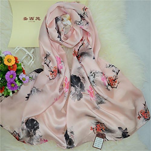 Chinese wind and ink painting, silk silk scarf, silk scarf