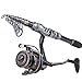 Sougayilang Telescopic Fishing Rod and Fishing Reel Combo Kits Travel Portable Fishing Sets