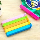 UNKE Food Snack Sealing Clip Set of 6 Pcs Freezer Storage Bags Sealing Clips