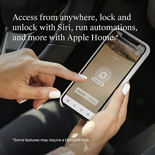 Level Lock Smart Lock Touch Edition Smart Deadbolt for Keyless Entry Using Touch, Key Card or