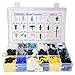 CNIKESIN Universal 730Pcs Auto Fastener Clips Door Trim Panel Clip 17 Kinds Mixed Bumper Clips Rivet Retainer Fender Fasteners for BMW TOYATA Volkswagen ECT
