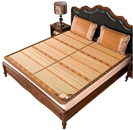 Chencheng サービス 炭化竹マット家族の使用マットレス夏の涼しいベッド席冷却睡眠パッド竹マット折りたたみ 竹マット 1 8x2 0m Size