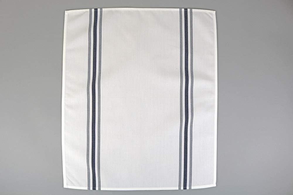 RC ROYAL CREST by Sigmatex-Lanier Textiles Cloth Dinner Bistro Napkins Restaurant Quality 18 x 22 Inches 12 Pack (Navy Blue Stripes): Home & Kitchen