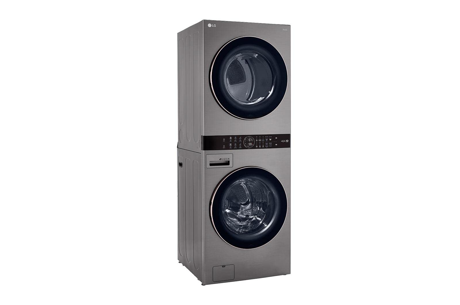 Single Unit Front Load LG WashTower? with Center Control? 4.5 cu. ft. Washer and 7.4 cu. ft. Electric Dryer