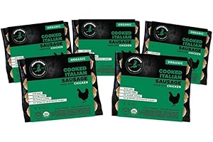 Charcutnuvo: Organic Italian Chicken Sausage - 10oz, 5-Pack