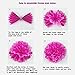 Hanging Party Decorations Set Tissue Paper Fan Paper Pom Poms Flowers and Honeycomb Ball for Christmas Wedding Engagement Graduation Party Decor Green Red Kit