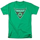 Green Arrow Shield Logo DC Comics Justice League Men's T-Shirt Green