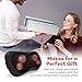 Sable Cordless Shiatsu Back Neck Massager, Deep Kneading Massage Pillow with Heat, Rechargeable Pillow Massager for Shoulders, Lower Back, Calf, Legs, Foot - Use at Home, Office, and Car