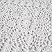 kilofly Handmade Crochet Lace Rectangular Table Runner 15 x 36 Inch, White