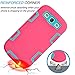 Tekcoo Galaxy S3 Case, [Troyal Series] [Pink/Blue] Hybrid Shock Absorbing Shock Dust Dirt Proof Defender Rugged Full Body Hard Case Cover Shell for Samsung Galaxy S3 S III I9300 GS3 All Carriers