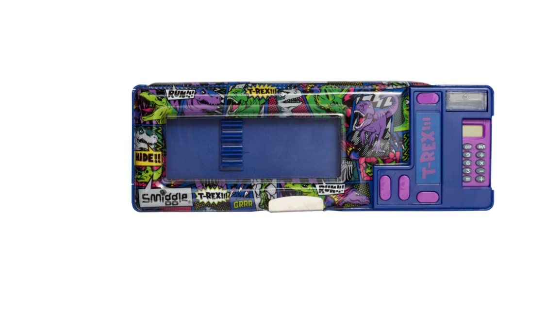 Smiggle Bright Side Pop Out Pencil Case Blue