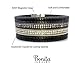 Swarovski Crystal Encrusted Wrap Bracelet for Women - Turn Heads with Rhinestones That Shimmer From Every Angle