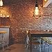COOLWEST Industrial Pendant Light, Mini Hanging Caged Vintage Edison Hanging Cage Pendant Lighting E26 E27 Black Cord Light Fixture On/Off Switch for Home Kitchen