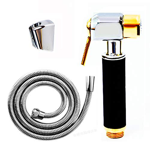 Handheld Bidet Sprayer Kit Shattaf Cloth Diaper Sprayer Set Brass - Thumbnail 6