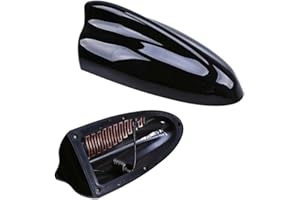 Universal Car Shark Fin Roof Antenna Cover, Radio Aerial Glossy Black for Ford Fusion Focus Accessories Replacement for Car S