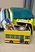 Clever Creations School Bus Collapsible Toy Storage Organizer Toy Box Folding Storage Ottoman for Kids Bedroom | Perfect Size Toy Chest for Books, Kids Toys, Baby Toys, Baby Clothes