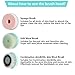 Facial Cleanser Brush, 3 in 1 Electric Rotating Facial Cleansing Brush USB Rechargeable Sonic Face Cleaners Scrubber SPA Skin Care Tool Beauty Instrument (Blue)