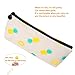 Super Large Capacity for Students Canvas Pencil Case Pen Bag Cute Stationary Pouch Cosmetic Makeup Box Coins Holder -3 Pack
